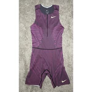 Nike Pro Elite Team Mens Speedsuit 2024 Fuchsia Size Medium FD5786-617 NEW